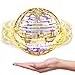 ATHLERIA Gold Magic Flying Orb Ball with LightsCool Stuff Gadgets Birthday Gifts Toys for Boy Girl TeensHelicopter Mini Drone for KidsHover Boomerang BallFlying Spinner - Image 4