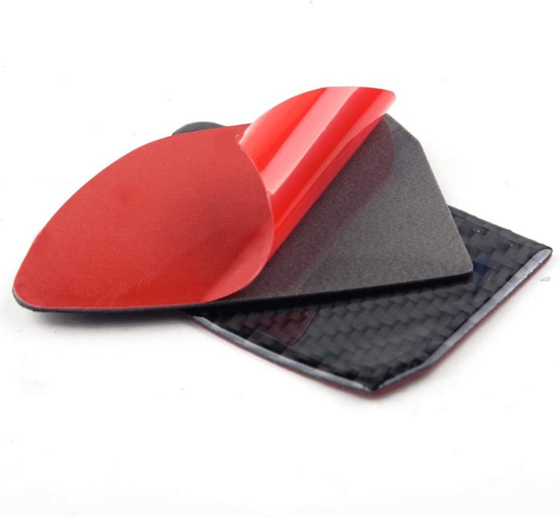 Vuzmode Carbon Fiber Door Handle Bowl Cover Trim Sticker - Image 3