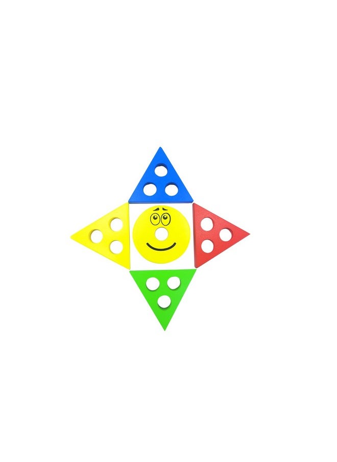 Little Genius Little Genius Wooden Shape Sorter Clown  - Image 5
