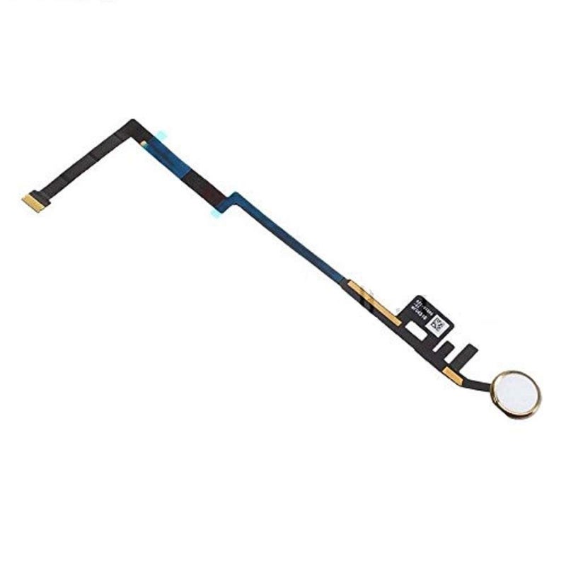 BESTeck Home Button Flex Cable Ribbon Connector Compatible for iPad 5 and iPad 6 (2018) A1822, A1823, A1893, A1954 (9.7") (White (Gold Ring)) - Image 3
