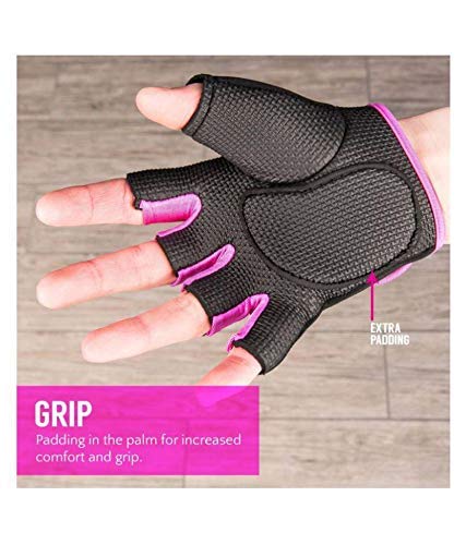 Gymwar Gym Gloves for Weight Lifting Crossfit Fitness Workout Exercise Hand Grips for Women (Free Size) - Image 3