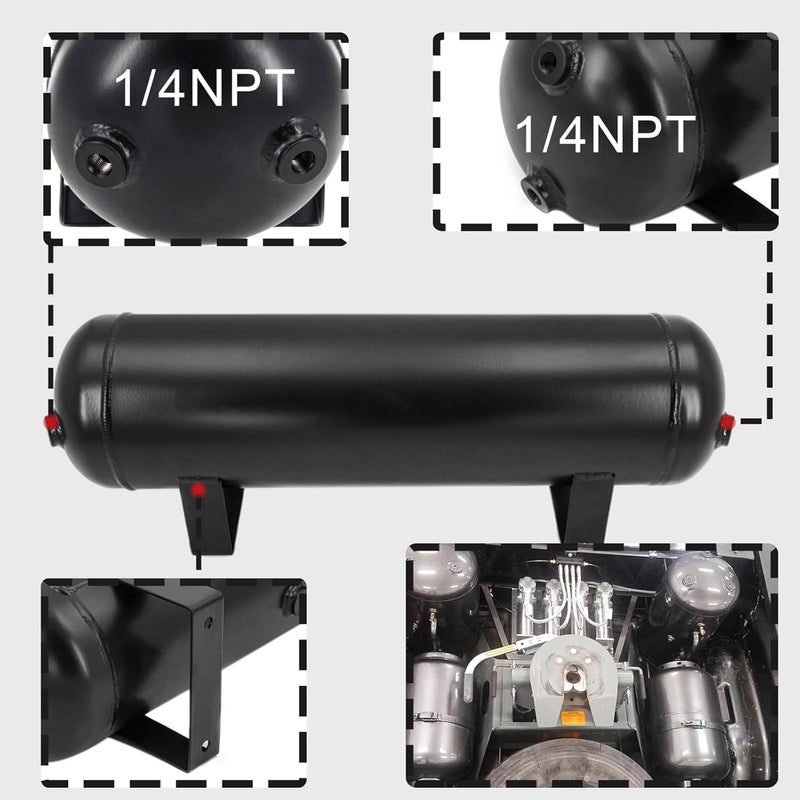CNRAQR 4 Gallon Compressed Air Storage Tank - Image 3