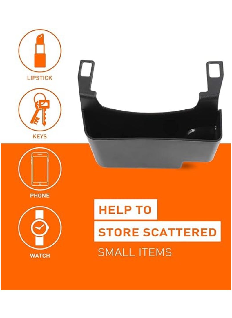 Vitacelli JL Center Console Hanging Storage Box Armrest Organizer ABS Material, Light, Strong and Durable for 2018-2021 forJeep Wrangler JL JLU and Gladiator JT, Interior Accessories, Black  - Image 5