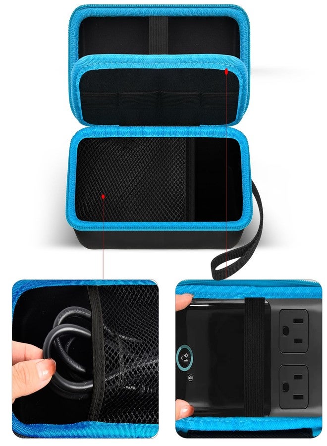 Comecase Travel Case for Anker 727/ Prime 6-in-1 USB C Charging Station (GaNPrime 101W), Power Strip Organizer Bag for Cables and Accessories - Blue (Box Only) - Image 4