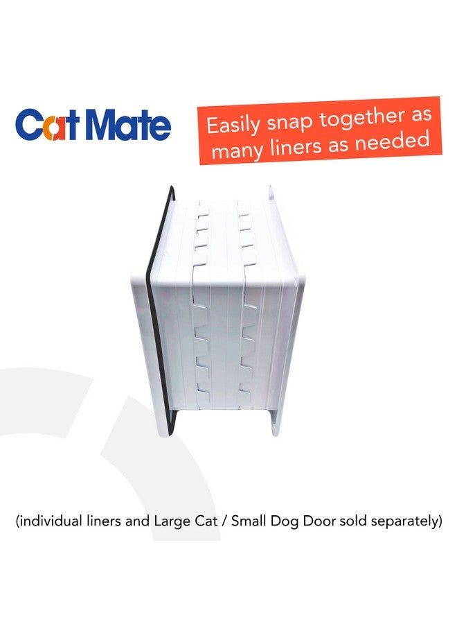 Cat Mate 2" Wall Liner for Cat Mate, Dog Mate, and Closer Pets Large Cat/Small Dog Door - Image 5
