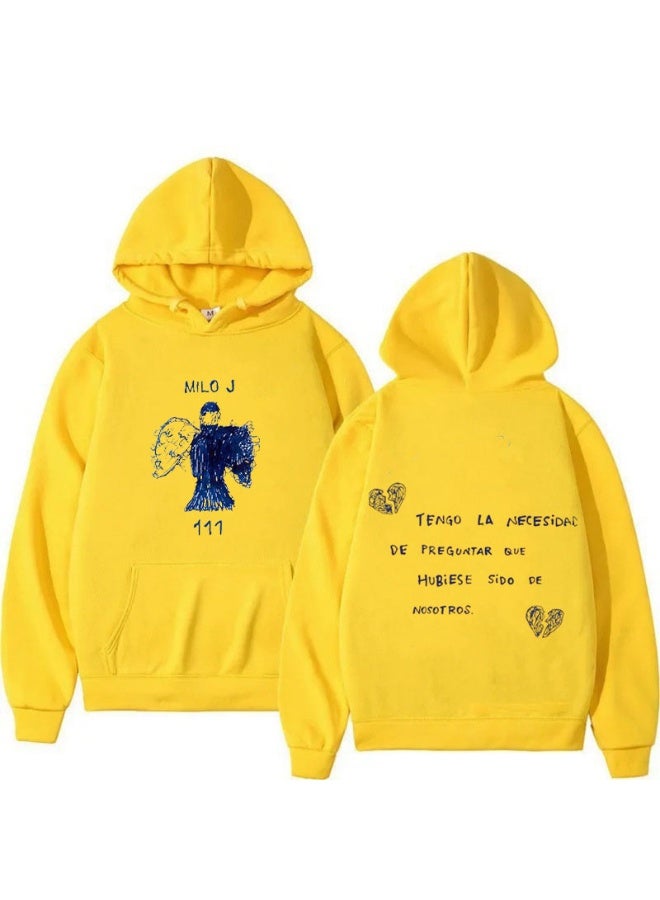 NIBEMINENT Milo J Hooded Sweatshirt - Unisex Loose Fit Polyester Pullover for Sports and Leisure - Image 1