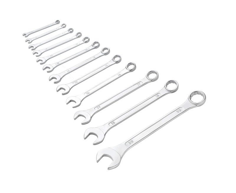 ACHRO 919 Universal Tool Kit Set (6 Pcs Screwdriver Set & 12 Pcs Spanner Set, 8 inch Plier) Set of 19 Pieces - Image 2