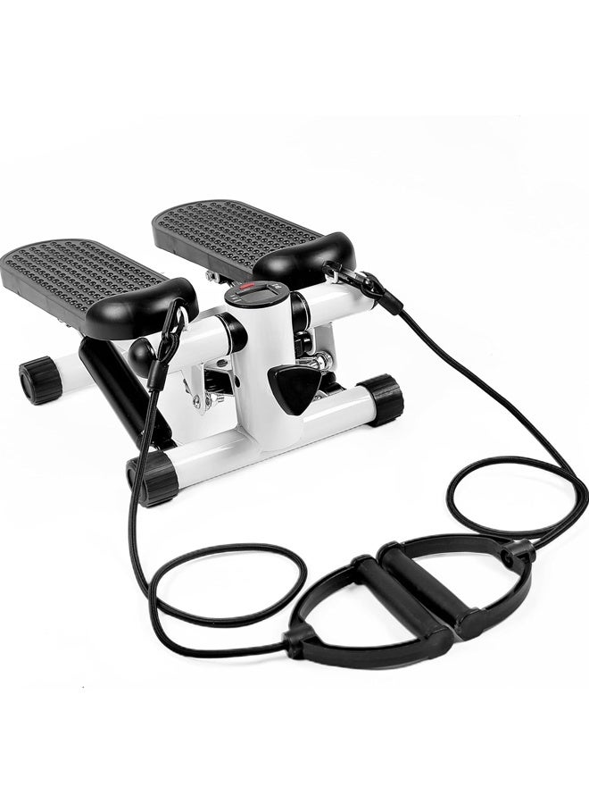 سعيد جهاز تمارين الدرج الصغير مع حزام مقاومة، معدات تمارين اللياقة البدنية المنزلية لتمارين الجسم الكامل - Image 1