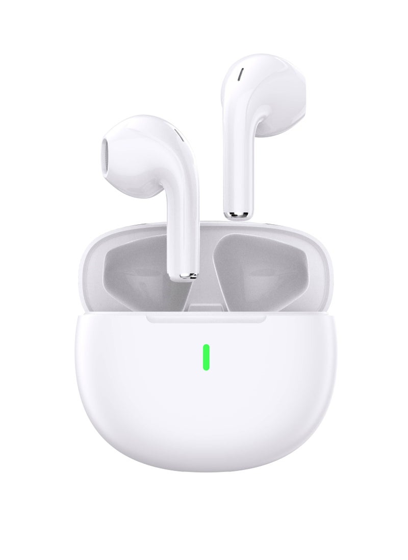 Smart - Smart | T-Colorful - Bluetooth Earbuds with Portable Charging Case (White) - Image 1