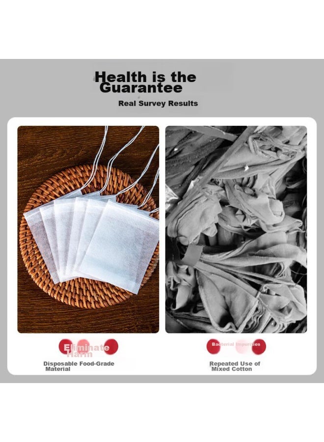 Miao Xinsi Miaox I Tea Filter Bag, Tea Strainer, Tea Residue Filter, Corn Fiber Tea Infuser, Soup Maker Bag, Tea Leaf Bag  - Image 2