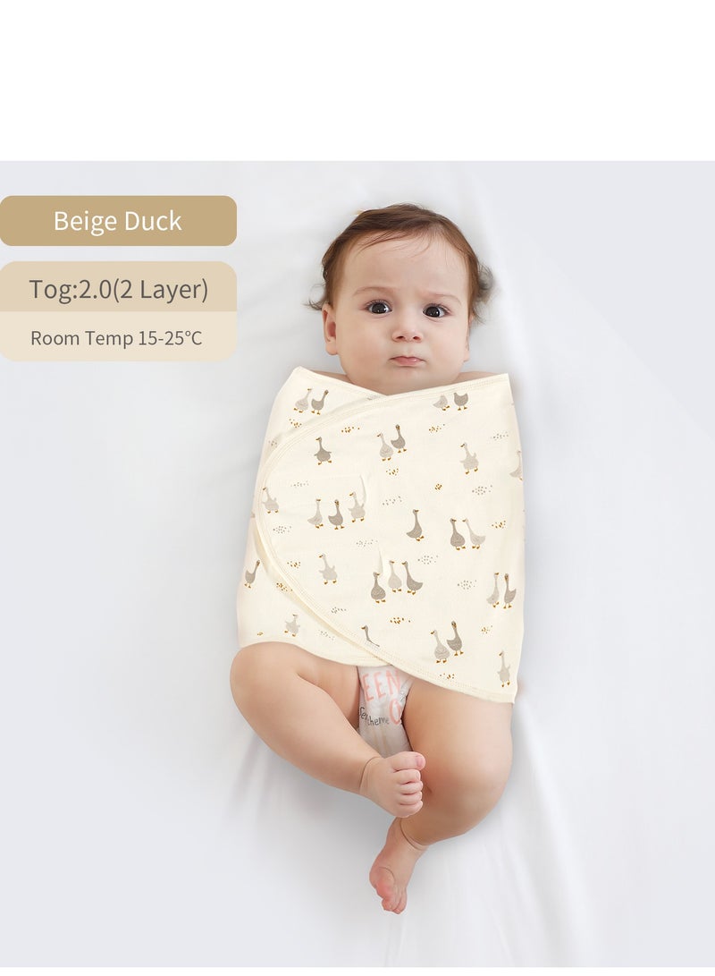 insular Double Layer Swaddle Blanket