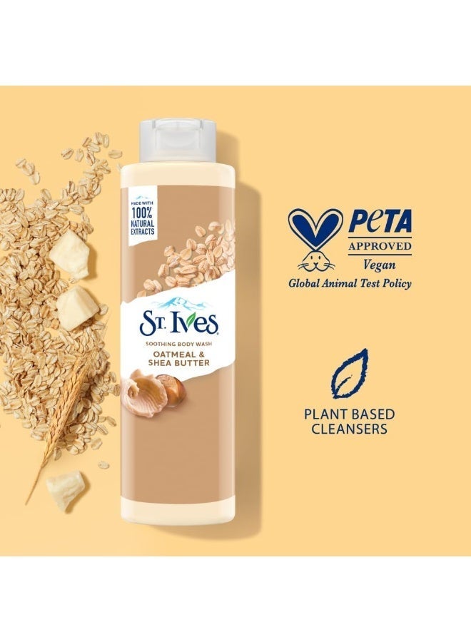 St. Ives Soothing Oatmeal & Shea Butter Body Wash – 450ml - Image 4