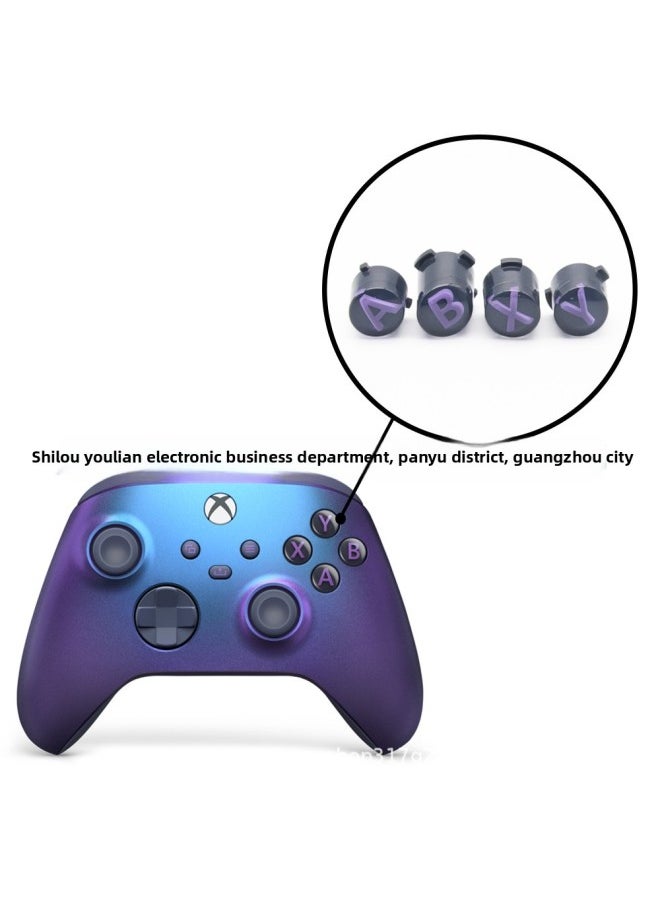 Generic XBOXONE S ABXY Elite Key Generation Two Generation XSX Handle Key Elite1 2xbox Series-Product Color:Xboxseries ABXY Button Aurora Violet  - Image 1