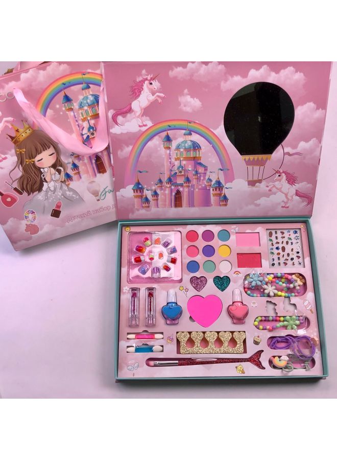 Children's Makeup Toy Set Handheld Cosmetic Bag Simulation House Play Birthday Gift For Girls Realistic Playtime Fun-Color:5011 - Image 3