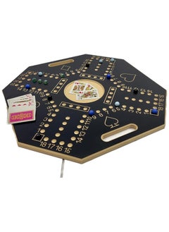 Jackaroo Numbered Jackaroo High Quality 4 Player Board  Game And Card Set With 16pcs Marble-40x40 cm  - Image 4