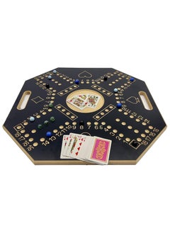 Jackaroo Numbered Jackaroo High Quality 4 Player Board  Game And Card Set With 16pcs Marble-40x40 cm  - Image 2