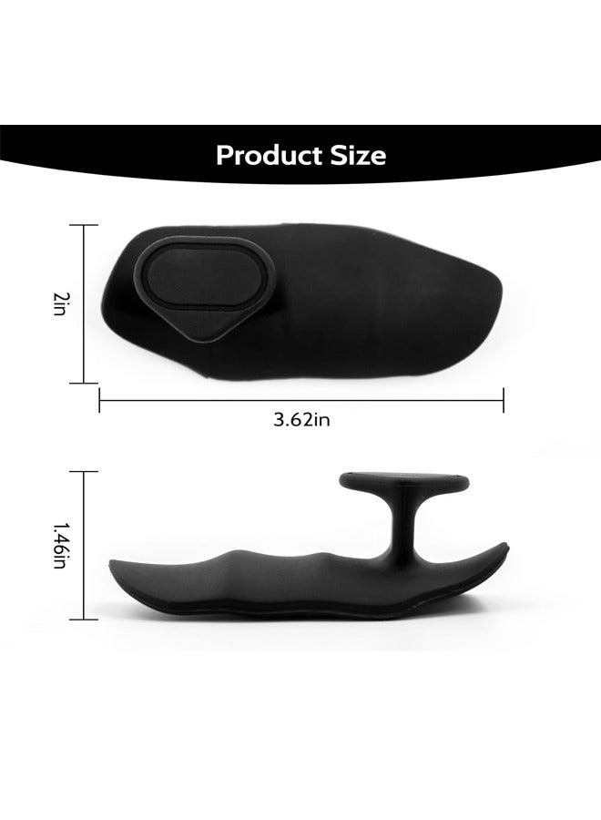 JVSCAM Anti-Slip Workout Grips - Ergonomic Rubber Hand Protector Gloves for Weight Lifting, Pull-Ups, Gym Training and Exercise, for men and women - Image 3