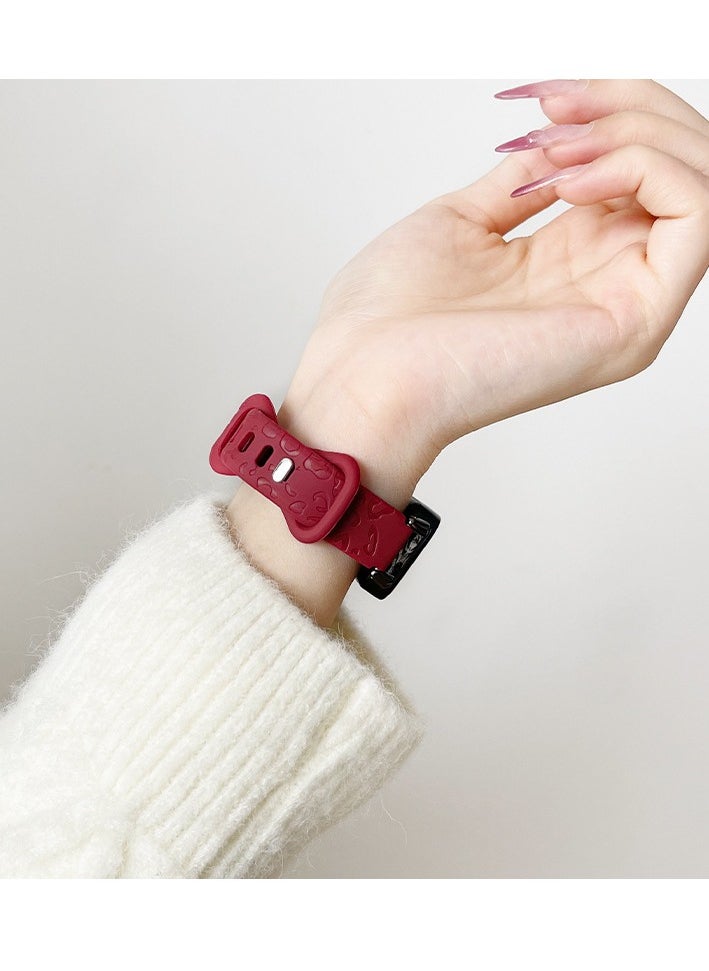 HW Suitable For Huawei Wristbands 8/9 With Silicone Strap For Girls  - Image 3