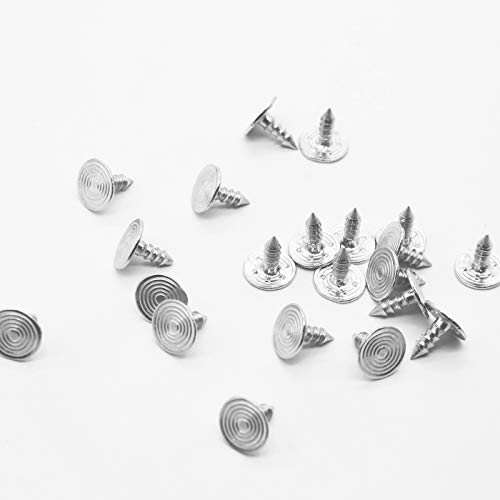 Raydodo 20 Sets Jean Buttons Replacement, 18mm Metal Buttons Tack Pant Buttons Replacement Kit with No Sew Rivets for Jeans, Denim Pants, Jackets (Brozen Style) - Image 4