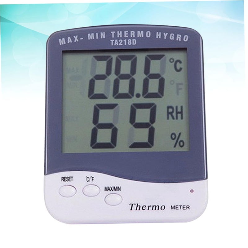 Toddmomy Portable Digital Hygrometer and Large LCD Display for Indoor Use Accurate Humidity Measurement Tool Without Battery White - Image 3