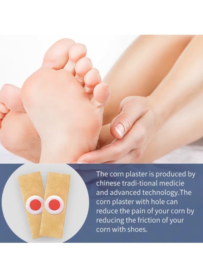 MQ 24 Pcs Corn Remover Pads Foot Corn Remover Patch Wart Remover Corn Removal Ideal for Relief Corn Pain and Foot Care Corn Plasters with Hole for Feet Hand Toe Corn Removal Pads - Image 4