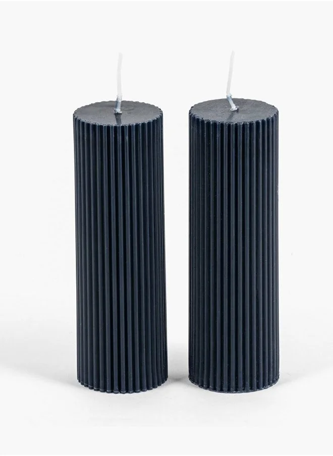 2XL Home Low Pillar Candle Set