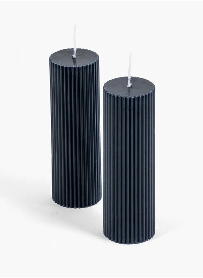 2XL Home Low Pillar Candle Set