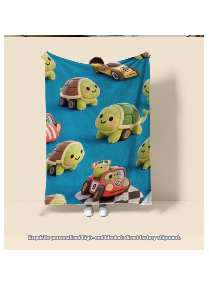 general Flannel thin blanket (warm and comfortable, suitable for sleep, gaming, dust removal and sandproof) 150cm*200cm - 707 - Image 4