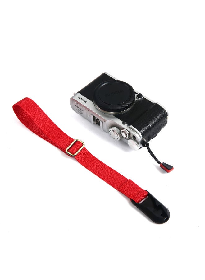 Backpacker S90 Camera Strap SLR Wristband Quick-fitting Buckle Combination Shoulder Strap Micro SLR Creative Backpack Accessories-Color:S90 Wristband Red  - Image 1