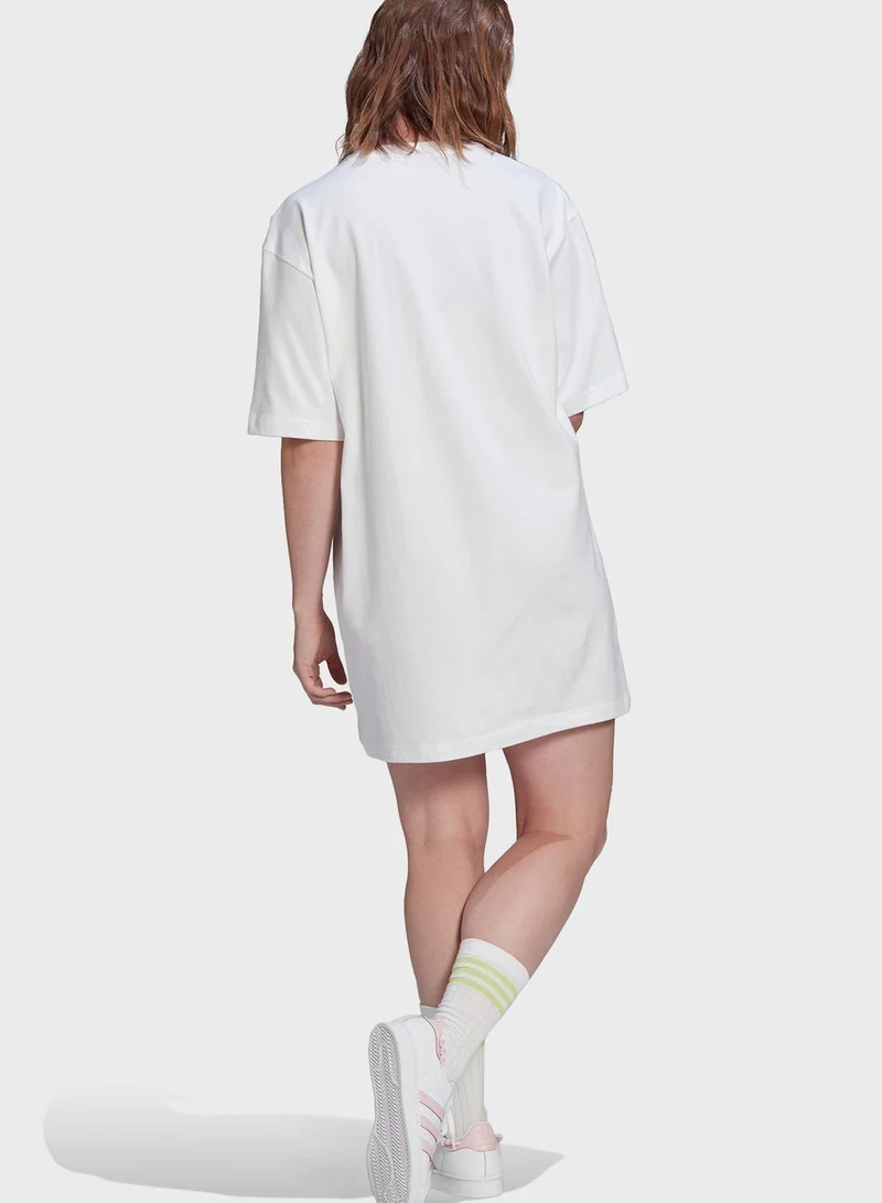 Adidas adidas TEE DRESS White Originals Women SKIRTS / DRESSES