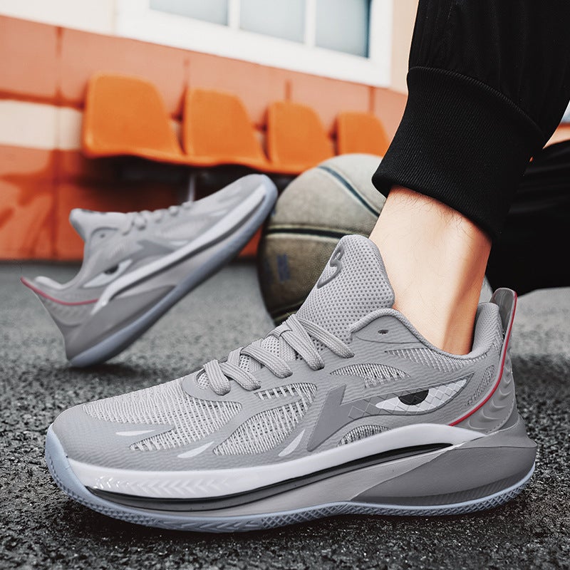 Breathable Mesh Basketball Trainers with Cushioned Anti-Slip Sole - Image 4