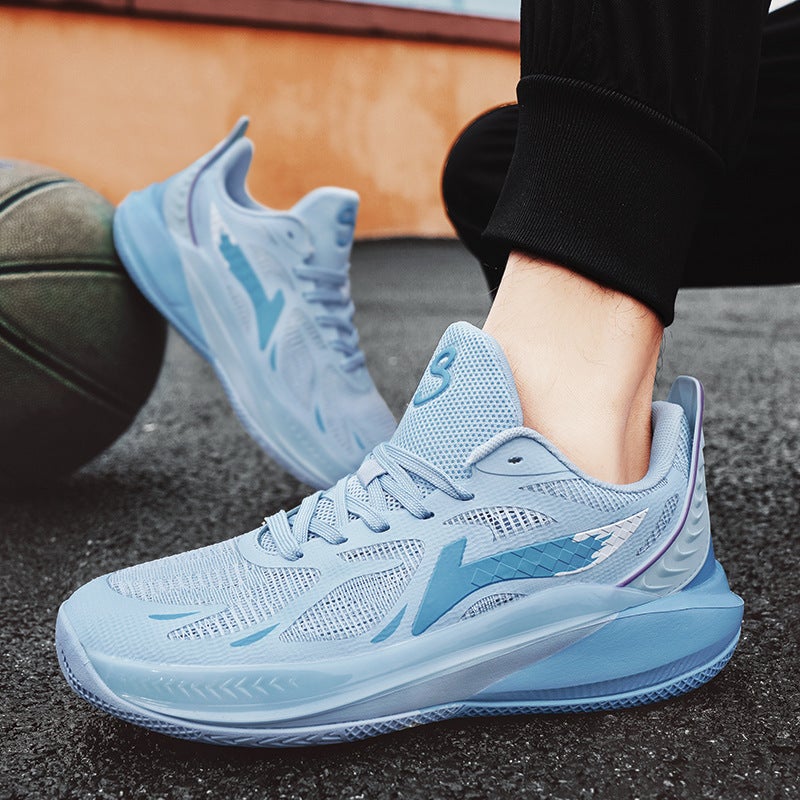 Breathable Mesh Basketball Trainers with Cushioned Anti-Slip Sole - Image 3