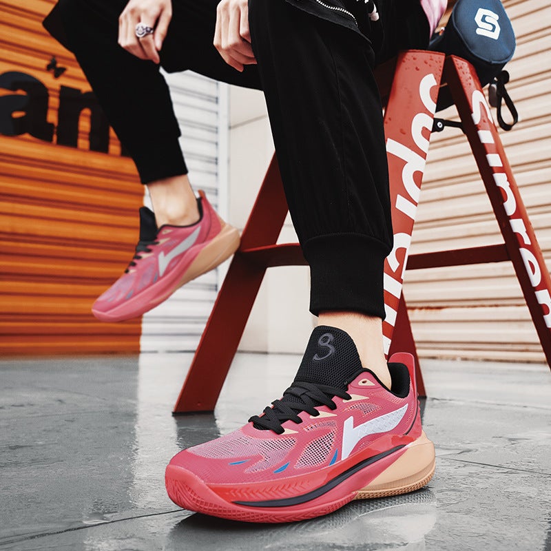 Breathable Mesh Basketball Trainers with Cushioned Anti-Slip Sole - Image 2