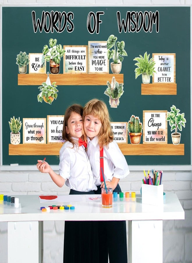 Hedeey Bookshelf Bulletin Board Set Classroom Bulletin Board Sets Back to School Plant Motivational Classroom Decor Reading Bulletin Board Set for School Office Home Library Classroom Wall Supplies - Image 4