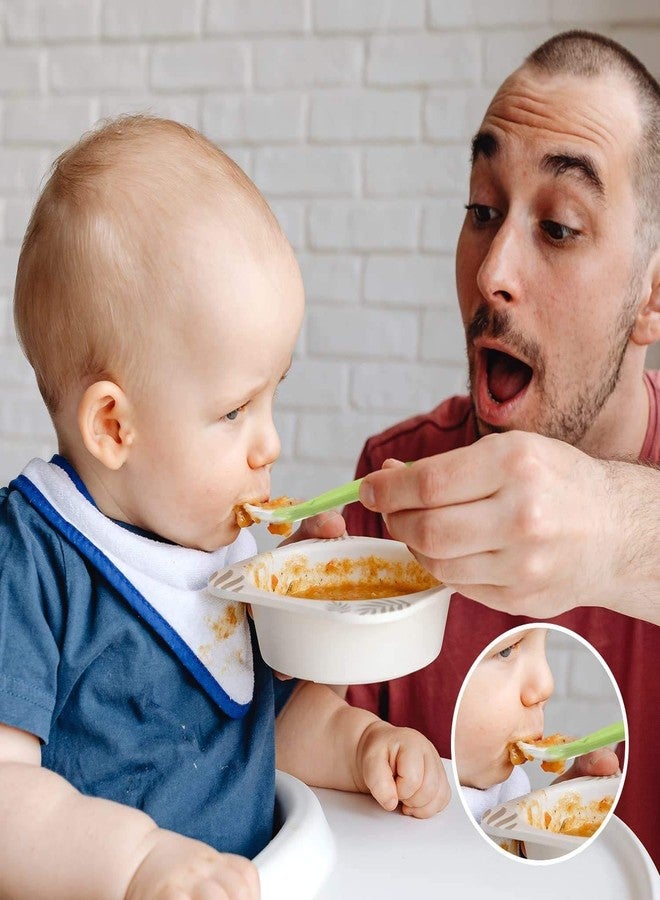 Nibbler Baby Feeding Spoon Set of 2 with Ultra Supple 100% Silicone Tip,Bpa Free Material with Food Grade Silicone Tip,Self Feeding Utensil,Baby Weaning Spoon for Kids - Image 5