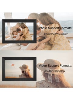 Sharpdo WIFI Digital Photo Frame, 10.1 inch Smart Electronic Picture Frame with 1280*800 IPS Touch Screen, Built-in 16 GB Memory, Share Moments Instantly via App  - Image 3
