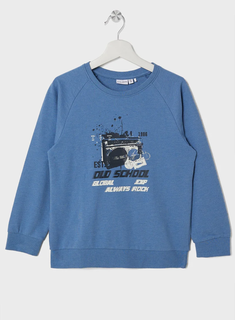NAME IT Kids Graphic Sweatshirt