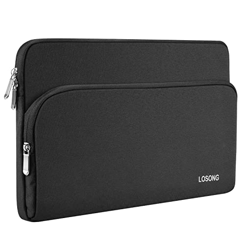 Losong Portable Monitor Case 15.6 Inch, Protective Carrying Sleeve Storage Bag, Display Bag with Accessory Pocket for 15.6 Inch Portable Monitor, Size-15.3"x9.9" Black - Image 1