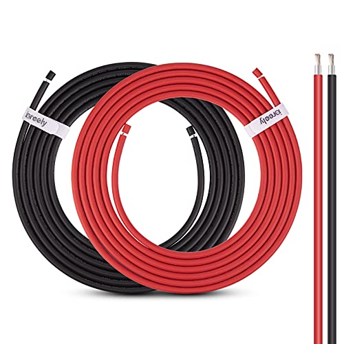 iGreely 10 Gauge Wire - iGreely Solar Panel Wire 30Ft Black & 30Ft Red 10AWG(6mm²) Tinned Copper PV Wire UV Resistant Cable for Solar Panel MPPT Controller Boat Marine Automotive RV Outdoor - Image 3