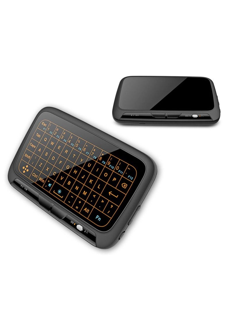 Generic 2.4GHz Backlit Mini Wireless Keyboard Full Touchpad with Backlight Remote Control for PC Android TV Box - H18 Plus  - Image 5