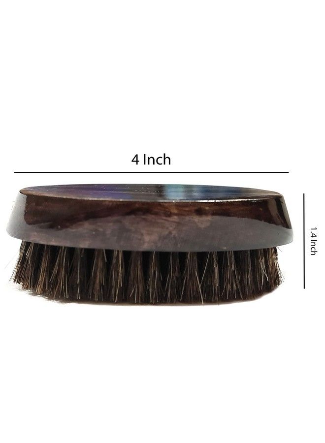 Foreign Holics Large Boar Bristle Beard Brush Black Walnut Wood Handle Great For Thick Beard - Image 3