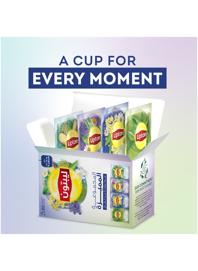Lipton Signature Collection Herbal Infusions Multi-Flavour Assorted Pack - Image 4