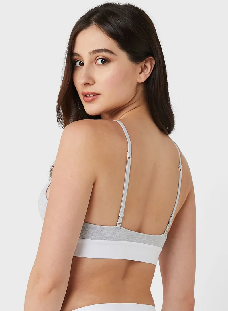 Cotton On Body Organic Cotton Scoop Bralette