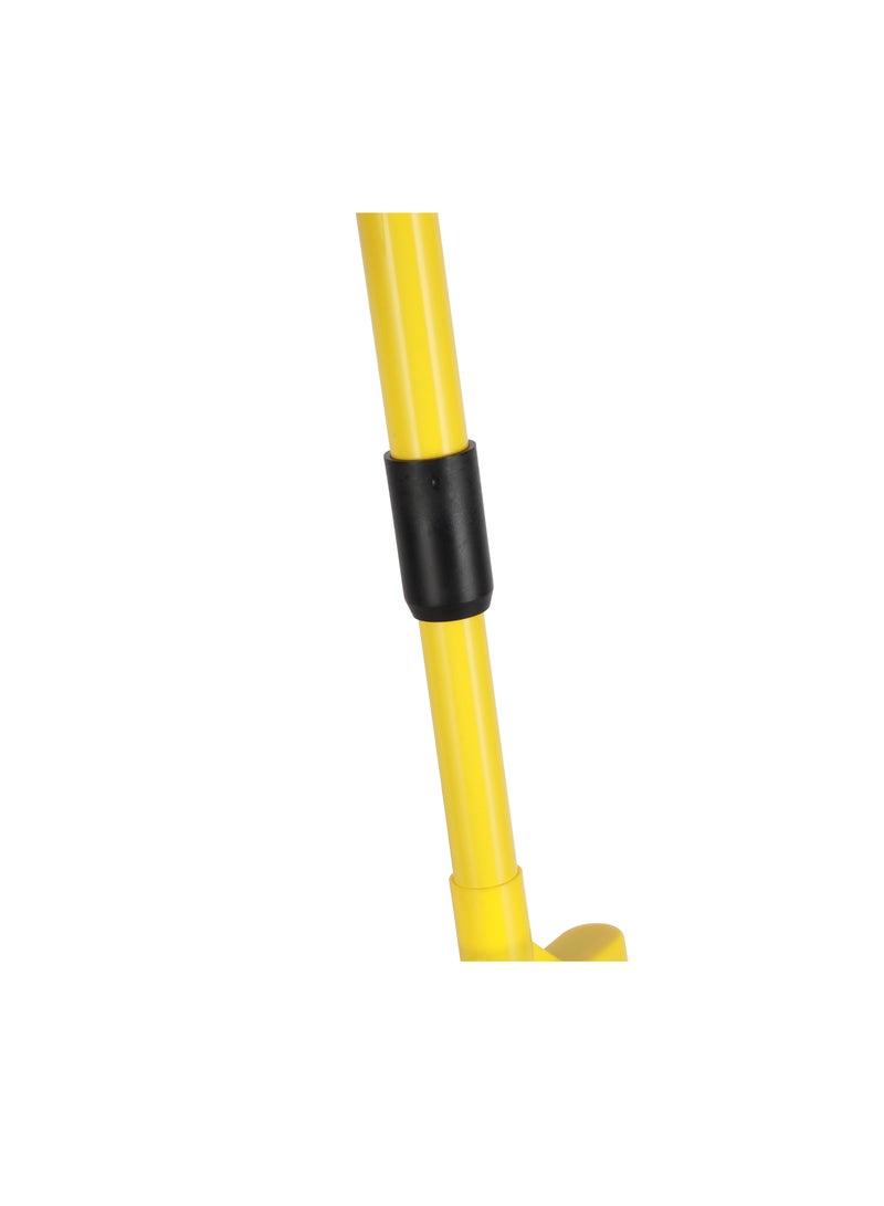 Royalford Garden Broom- RF12256/ with Iron Handle, for Quick Clean Up of Lawn and Yard, Garden, Leaf, Debris, Turf Multicolor - Image 4