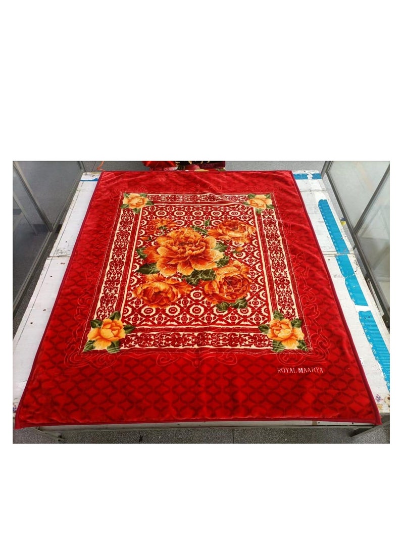 ROYAL MAARYA 2 PLY SUPER SOFT EMBOSSED BLANKET - Image 3