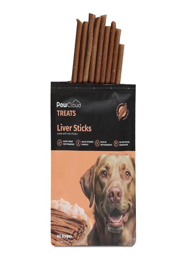 PawCloud Dog Soft Chew Stick Treats - Liver with Chicken, 70 gm - Image 4