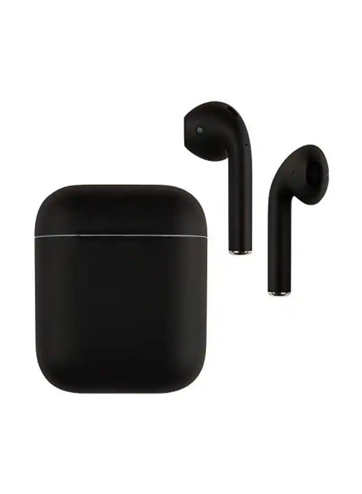 Haino Teko (Germany) Wireless AIR-1 mini In-Ear Earpod, Bluetooth Earphone, Free Silicon Cover With Hook, Original Quality, Compatible For iPhones And Androids - Black - Image 2