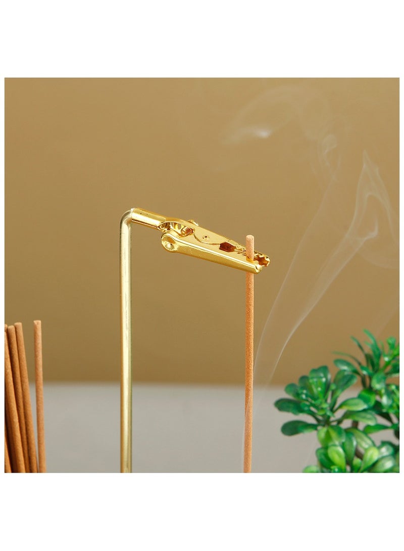 2 in 1 Incense Holder for Sticks, Anti-Ash Flying Incense Burne with Glass Ash Catcher and Incense Sticks Organizer for Meditation Yoga Spa Home Decor - Image 4