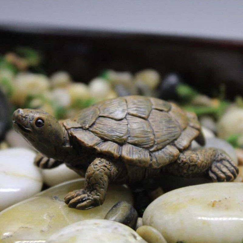 TEAMWILL 2X Turtle Outdoor Statue Tortoise Garden Figurine Home Decor Sculpture Ornament - Image 2