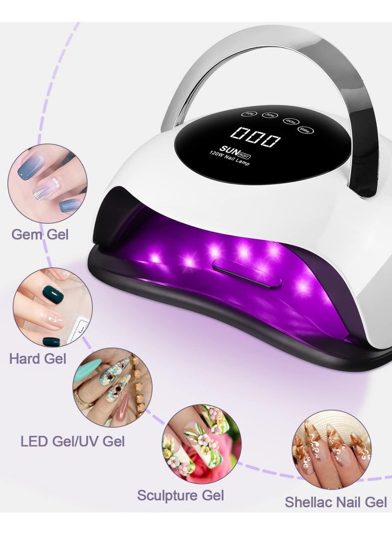 Sokany Digital Nail Dryer 168W for Professional Fast Gel Nail Drying SK-257-9 - Image 5
